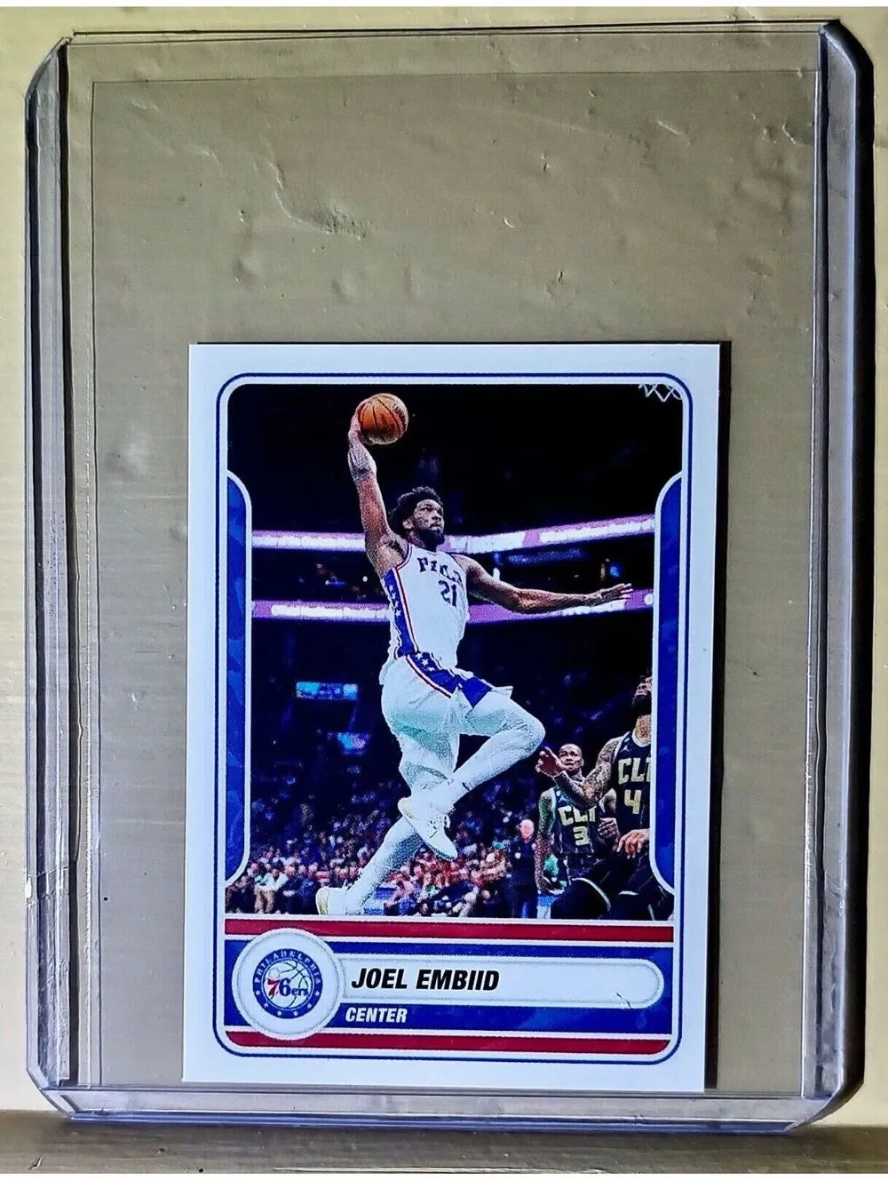 2023-24 Joel Embiid Panini NBA Basketball #259 Sticker Philadelphia 76ers